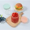 4/8Pcs Overnight Oats Container Moisture Resistant Sealable Glass Jars Kitchen Milk Fruit Salad Food Storage Jars Portable