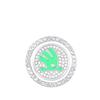 For Skoda Octavia 2 A7 Tour RS Fabia Rapid Kodiaq Superb Kamiq Yeti Karoq Diamond Car One-click Start Button Emblem Decoration  HJ1
