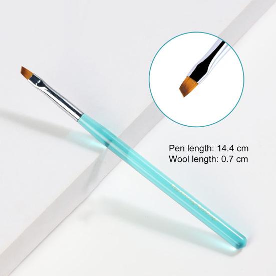 Кисть для ногтей Yousheng с тонкой ручкой, профессиональный инструмент для дизайна ногтей, ручка для рисования, кисть для маникюра