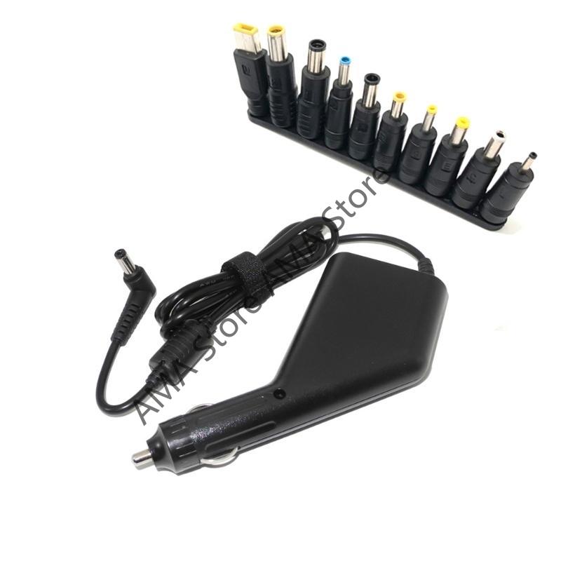 Автомобильное зарядное устройство 19В 4.74А 90Вт Универсальное зарядное устройство-адаптер питания для ноутбуков Lenovo Asus Acer Dell HP Samsung Toshiba с 10 разъемами