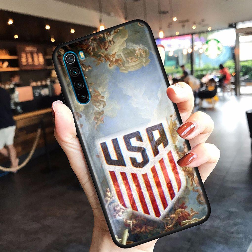 Американский доллар США флаг Couqe чехол для Xiaomi Redmi 9 9C NFC 9T 10 10C 6 7 A 8A K40 K50 Pro Plus мягкий чехол чехлы Fundas