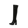 Thigh High Boots Women's Pointed Toe Sexy Slim Long Over The Knee Boot Female Fashion Brown White Black Winter Shoes Big Size 45