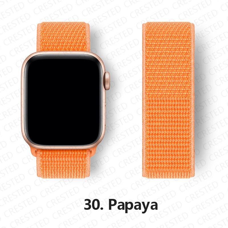 Нейлоновый ремешок для Apple, ремешок для часов 44 мм, 40 мм, 42 мм, 38 мм, браслет для умных часов, ремень, спортивный браслет-петля, iWatch series 3, 4, 5, 6, se, ремешок