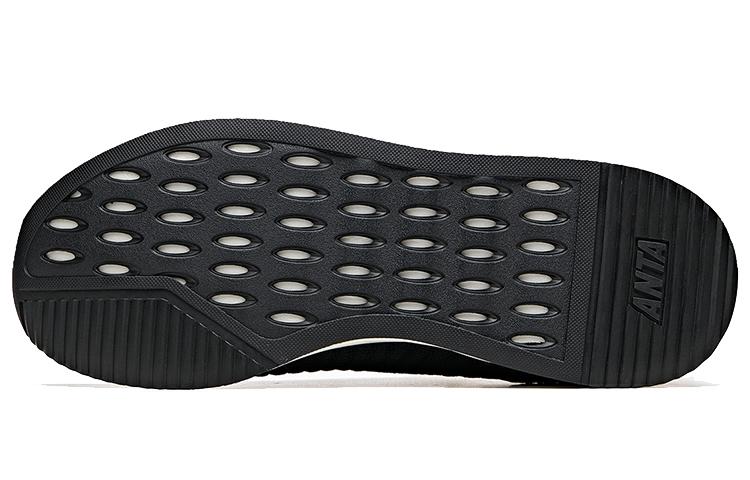 Women's Sneakers ANTA Casual Shoes Women's Low-top Black/Ivory White