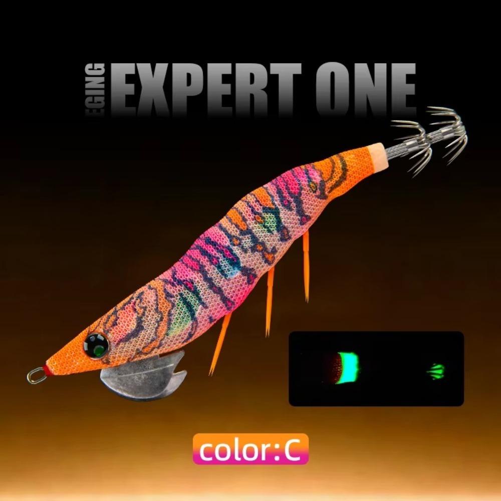 135mm Length Squid Jig Lure 18.5g Weight Artificial Squid Lure Sea Fishing Lure For Octopus