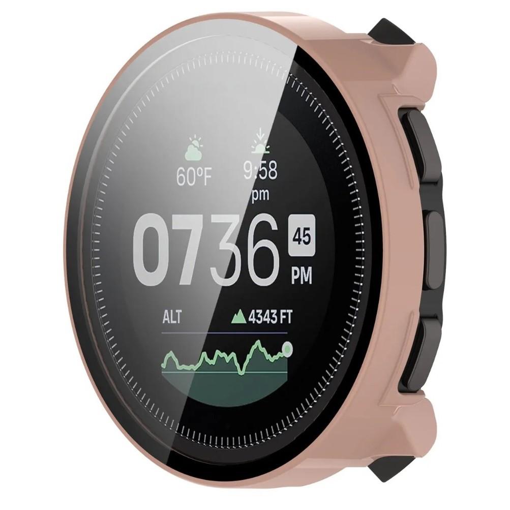 Glass Film with PC Shell for Suunto RUN All-around Bumper Anti-scratch Protective Cover + Screen Protector for Suunto Vertical