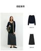 Women's 100% Sheepskin V-neck Knitted Cardigan
