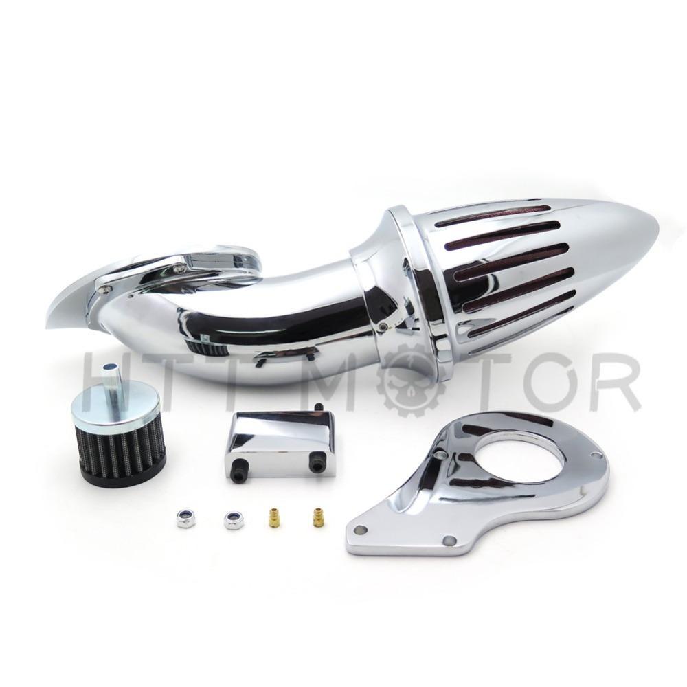 Motorcycle Air Cleaner Kits Intake Filter for Honda 1999-2018 Shadow 600 VLX600 VLX Chrome