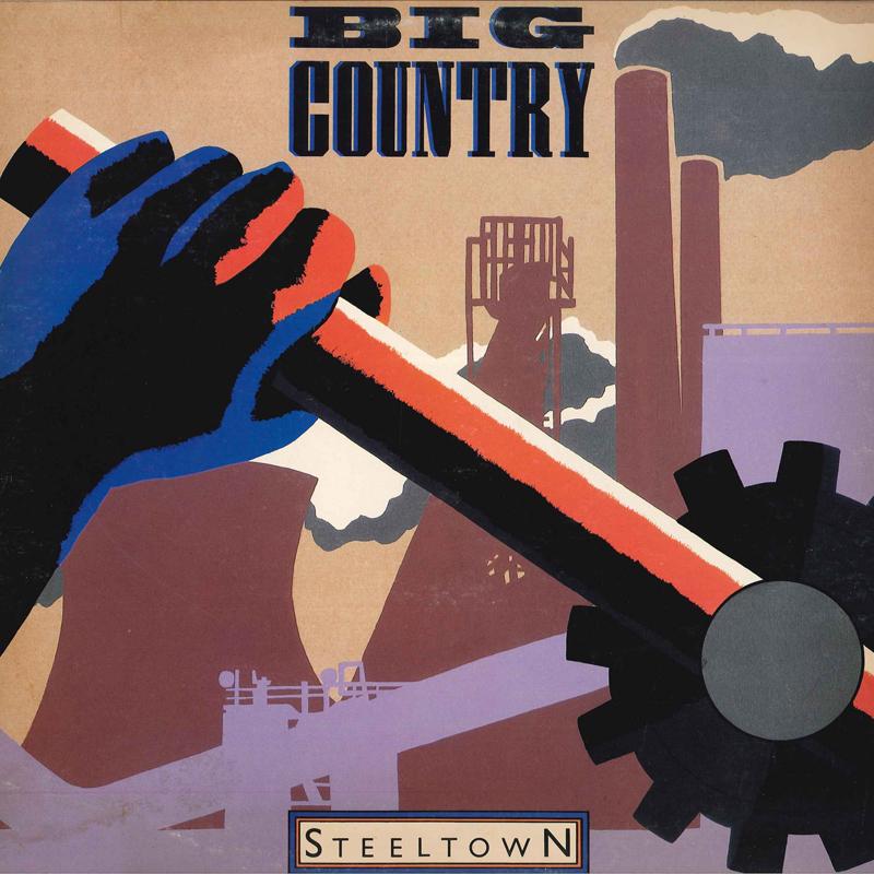Виниловая пластинка BIG COUNTRY Steeltown 25PP141 MERCURY 1984 Япония Рок Б/у
