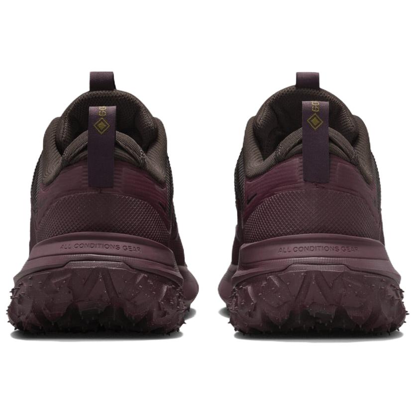 Nike Acg Mountain Fly 2 Low Gore Tex Бархатно-коричневый Бордовый Краш Конопляный Черный Кроссовки Повседневная обувь HF6245-200