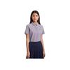 Li Ning Group Purchase Series Solid Color Comfortable Breathable Versatile Casual Short Sleeve Polo Shirt Women Tops Luo-Dian-Purple APLU768-4