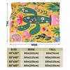 Colorful Floral and Animal  Plush Blanket Kids Adult  Flannel Throw Blanket Decor Soft Custom Quality Bedspread Birthday Gift