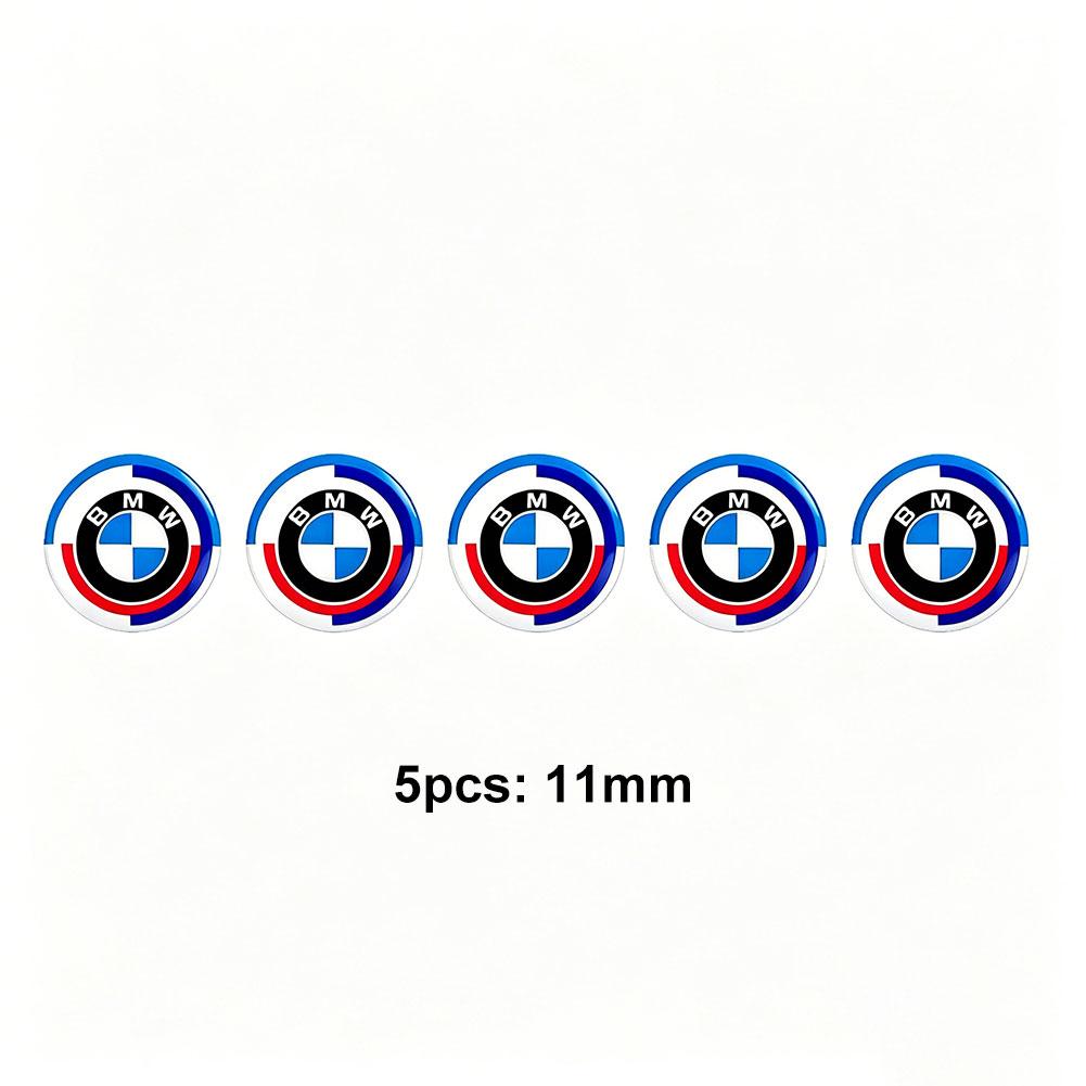 BBIL9 11/14MM 3D Badges Car Key Shell Stickers Remote Control Decal for BMW F32 E60 E46 E90 E91 E92 E93 E87 F01 F20 F30 G80 G06 G07 M5