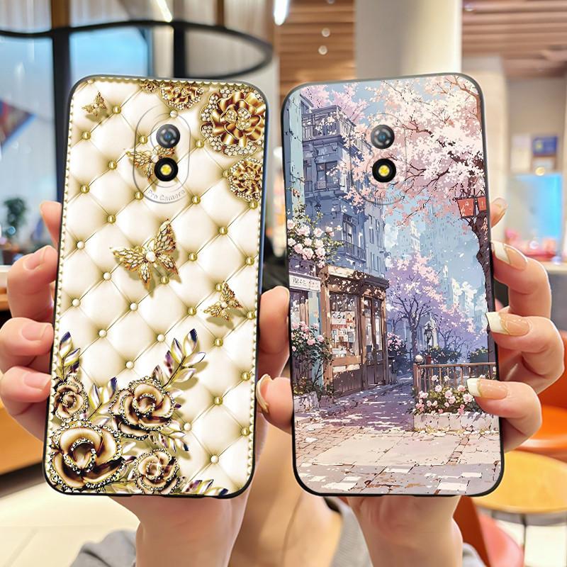 Case For Itel A16/A16 Plus/A23/Itel Alpha Lite Anime Style Bumper Soft Silicone Jelly Black Case Trendy Painted Shockproof Cover