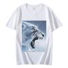 Fun and Angry Lion Emoji Pattern Tshirt Comfortable and Casual Summer ShortSleeve TShirt Women Clothing Fashion Personality