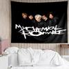 My Chemical Romance Tapestry for Bedroom Aesthetic Classroom Tapestries Wall Hanging for Living Room Dorm Office,Ideal Creative Gift