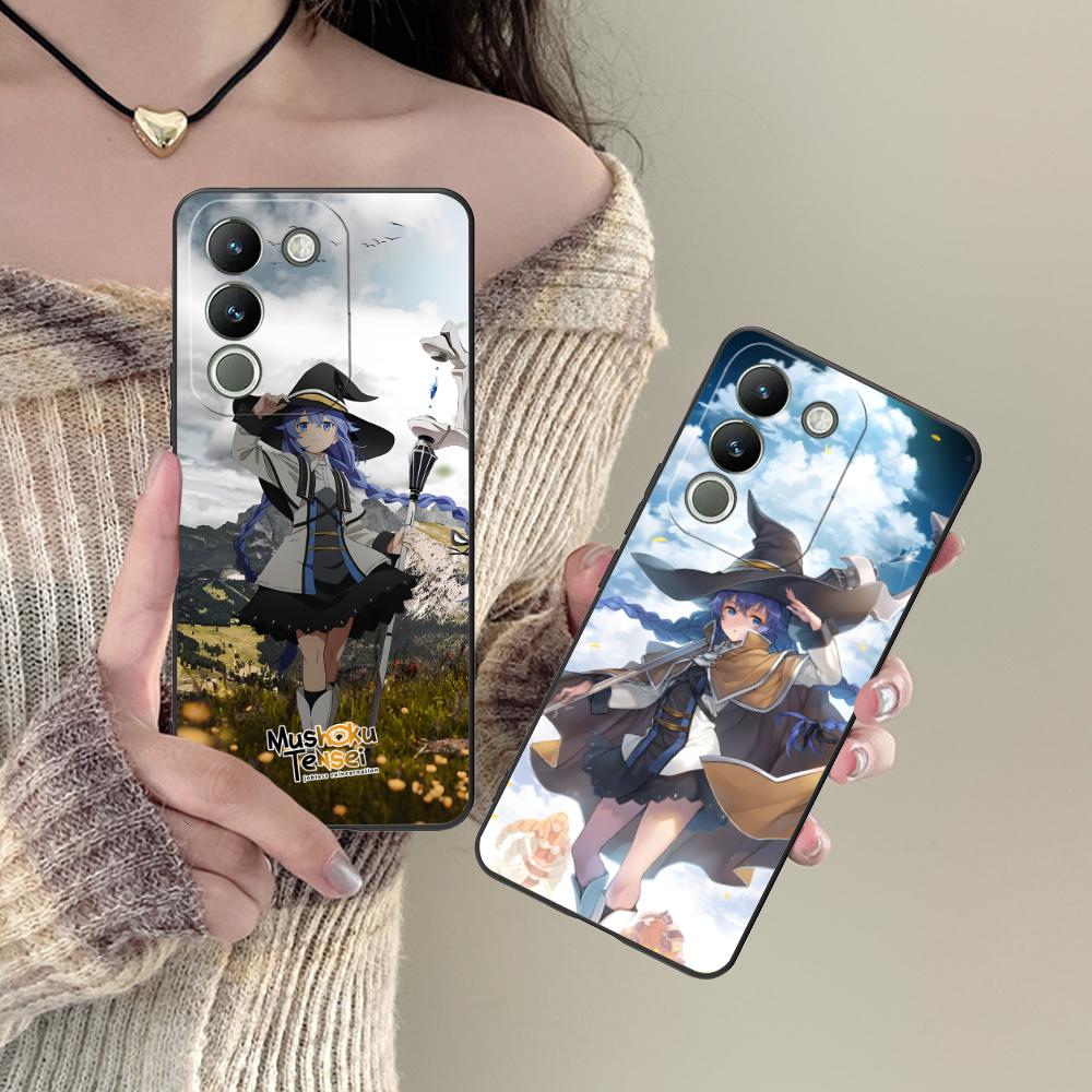 Чехол для мобильного телефона Mushoku Tensei Roxy для VIVO Y77 76 75 74 73 72 58 56 55 51 50 38 36 Y19 Y18 Y03 Y01 5G Печатная крышка