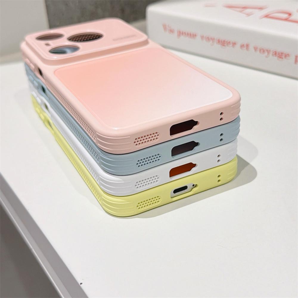 Fashion Gradient Candy Color Glass Phone Case For Huawei Pura 90 80 70 Ultra Mate 60 70 80 Pro Max Plus 5G Shockproof Hard Cover