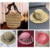 2 Roll Natural Raffia Straw Yarn Colorful Threads For Summer Hand Knit Crochet Hat HandBag Cushion Baskets Hand Craft Material