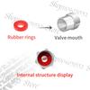 4Pcs Metal Car Styling Emblem Car Valve Caps Wheel Tires Air Tyre Stem Protective Cover For BYD Logo E5 E6 G3 G5 T3 F6 S6 Atto 3