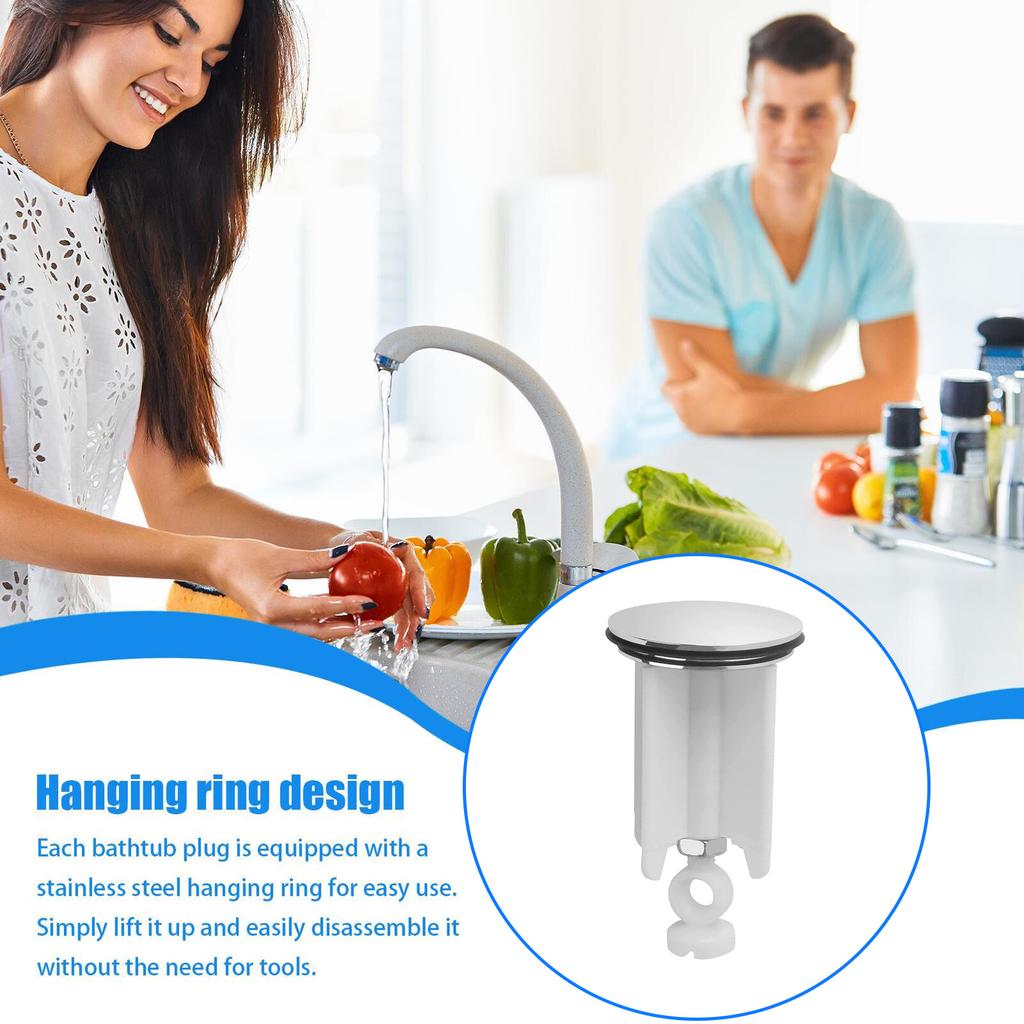 Регулируемая пробка для слива Popups, пробка для слива раковины, регулируемая по высоте пробка для раковины из АБС-пластика и латуни для кухонных и ванных раковин