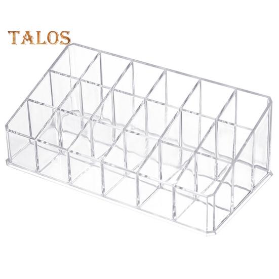 Органайзер для блеска для губ, большая емкость для хранения классификаций, 4 ряда, практичная сетка 12/18/36, подставка для помады, коробка для хранения глазури для макияжа