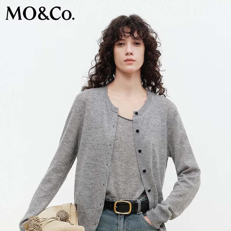 MO&Co. Women's Knit Cardigan Sweater Set