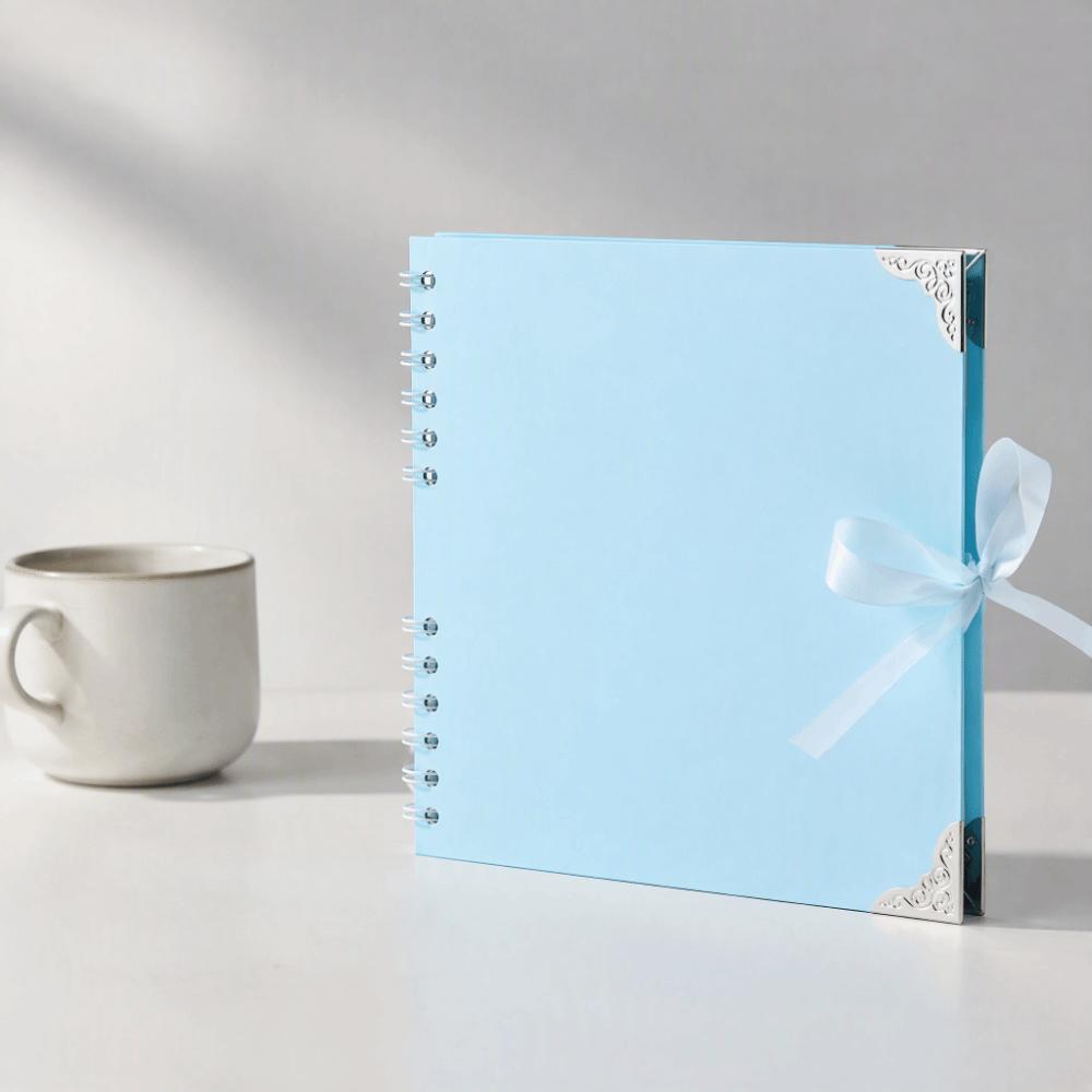 Self Adhesive Scrapbook Memory Book Lay-Flat Design Journal Notebook Wedding Party