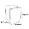 4L Mini Fridge Multi Use Cosmetics Fridge Desktop Small Portable Cooling Case  for Outdoor Camping Picnic