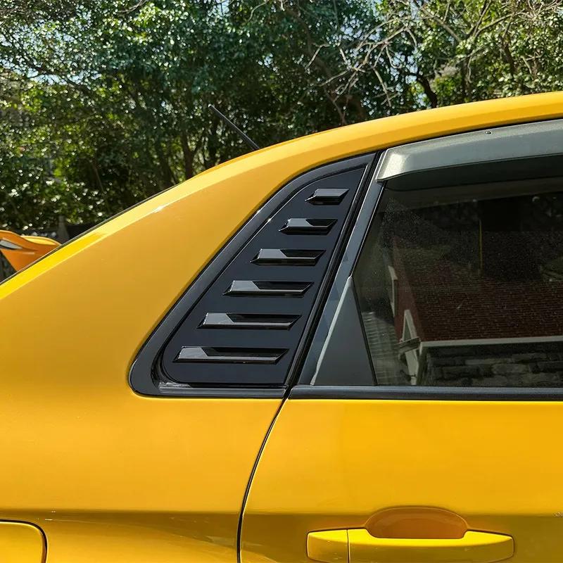 For Subaru Impreza WRX STI 2011-2014 ABS Plastic Rear Window Quarter Louver Cover Side Vent Trim Car Adhesive Accessories