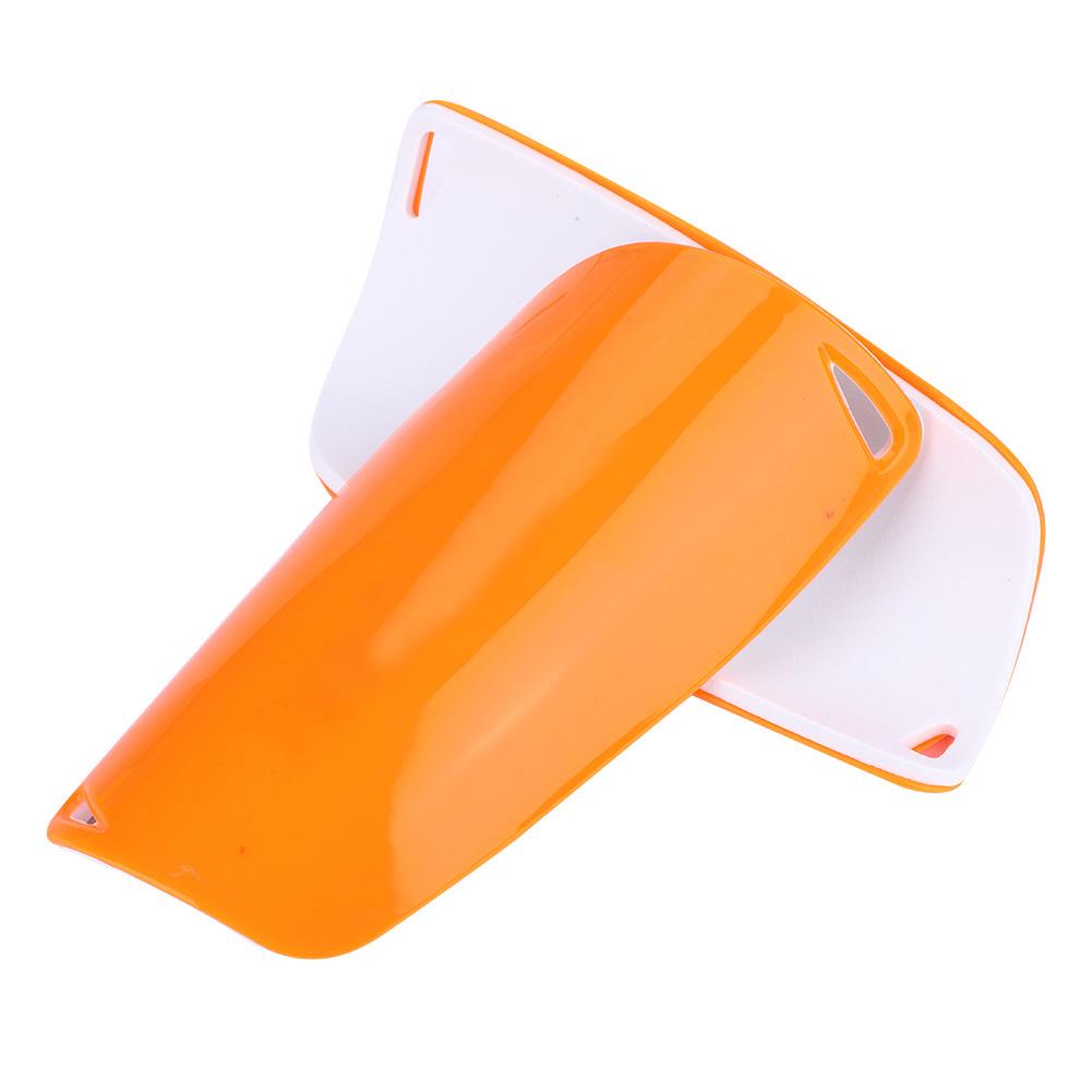 1 пара для взрослых и детей, футбольные спортивные щитки для голени, защита для ног, оранжевый цвет S