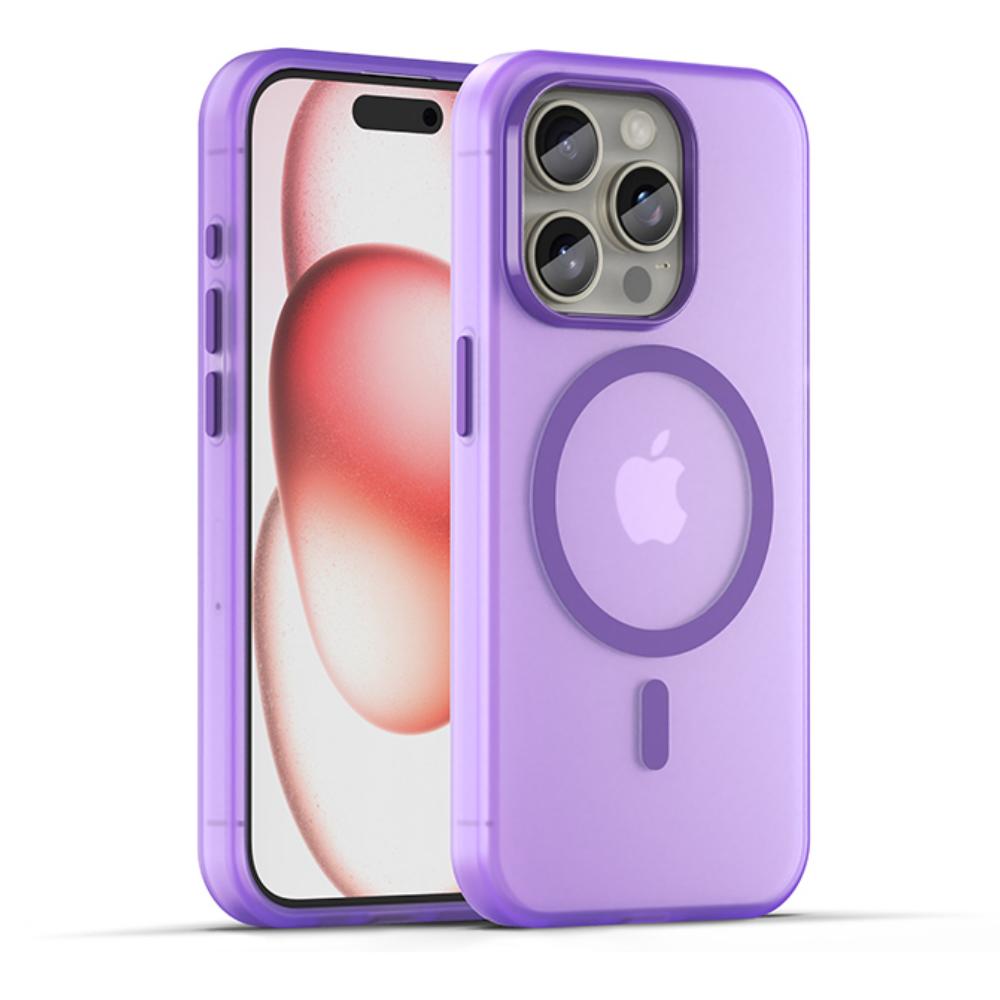 Роскошный магнитный беспроводной зарядный чехол Magsafe для iPhone 16 15 13 12 11 Pro Max противоударный матовый бампер TPU 14 Plus чехол