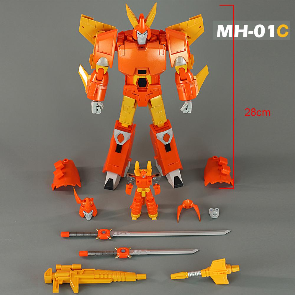 Transformation Toys MHZ Cyclonus MH01 Hurricane MH01B Fanstoys FT29 G1 Series Action Figure Deformation Robot Alloy Anime Model