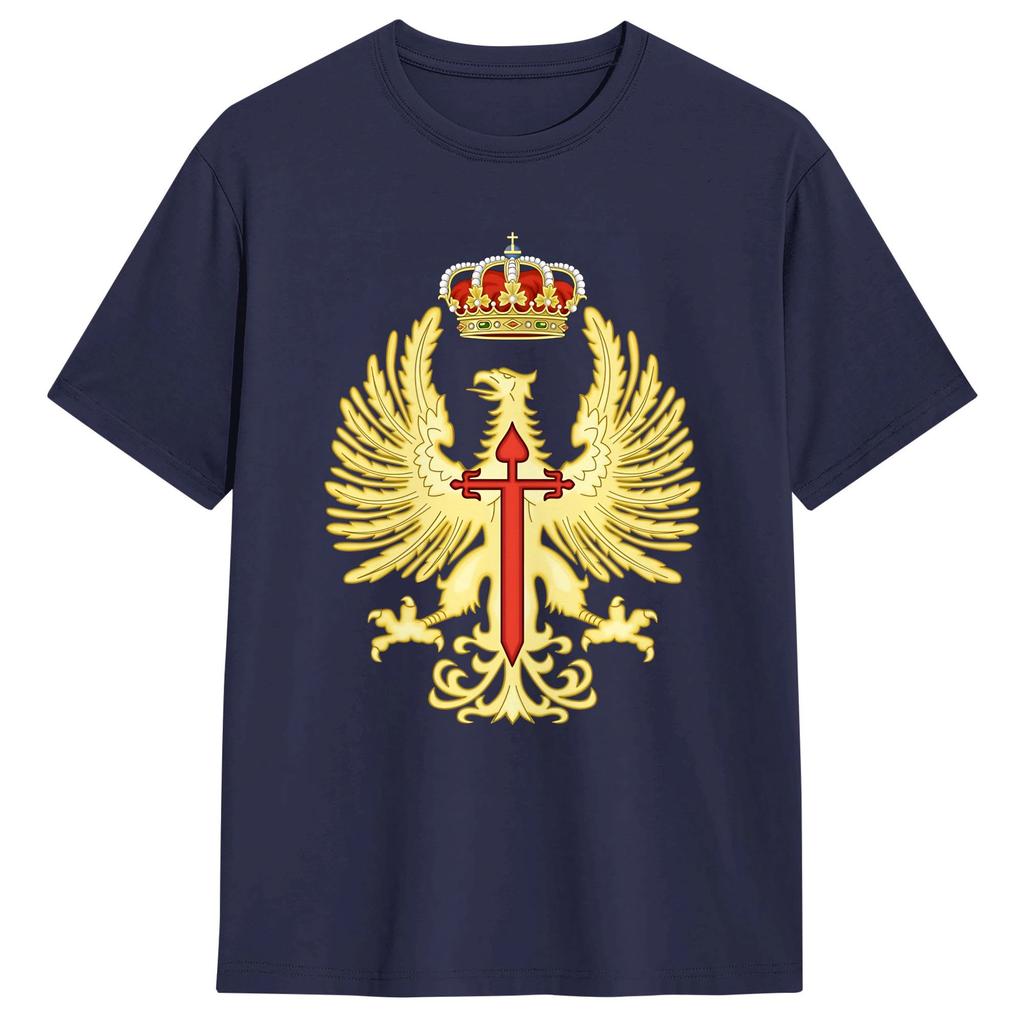 Spanish Army Emblem T Shirt Summer 100 Cotton T Shirts For Men Hipster Casual Tee Shirt Short Sleeve Y2K Casual Tops