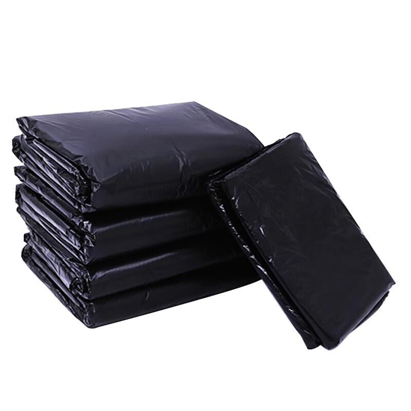 Bingyu BYZ-100 Large Thickened Black Flat-Mouth Garbage Bags