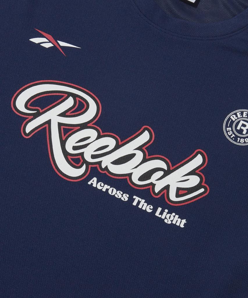 Reebok Оригинальная охлаждающая футболка с коротким рукавом и логотипом - Темно-синяя