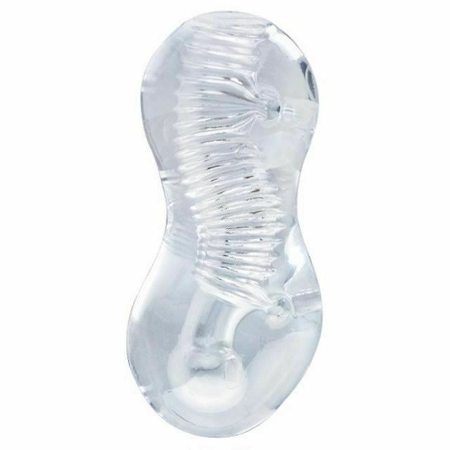 Male Clear Masturbator  Stroker Silicone Soft Transparent  Masturbators