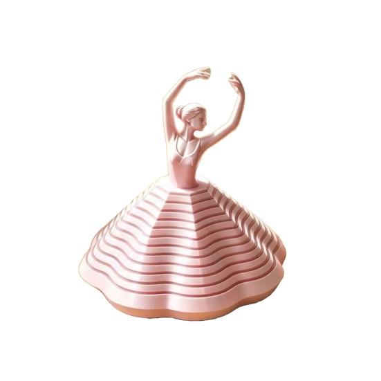 3D-печатная вращающаяся балерина, фиджет-игрушка, танцор балета, спиннер, спиральная сенсорная игрушка для снятия стресса, украшение для дома, офиса, рабочего стола
