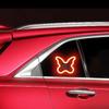 Wireless Car Atmosphere Breathing Lamp Cute Butterfly Ambient Light With Suction Cup Solar Powered USB Charging Neon Light