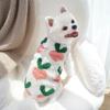 Pet Clothes Plush Double Layer Cat Dog Universal Cold Protection Cat Warm Small Dog Dog Supplies Teddy Bear
