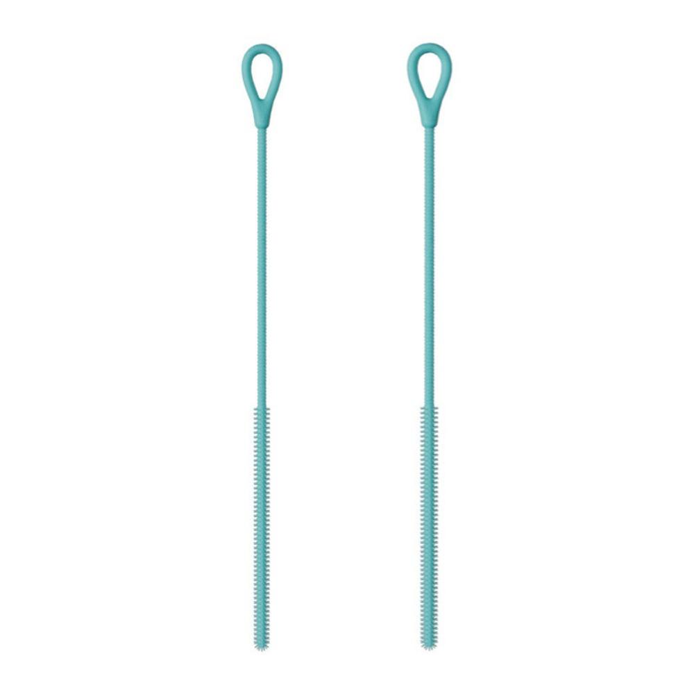 2 шт. Гибкая щетка для чистки трубок 6/8 мм щетка для соски силиконовая щетка для соломинок кухонные щетки