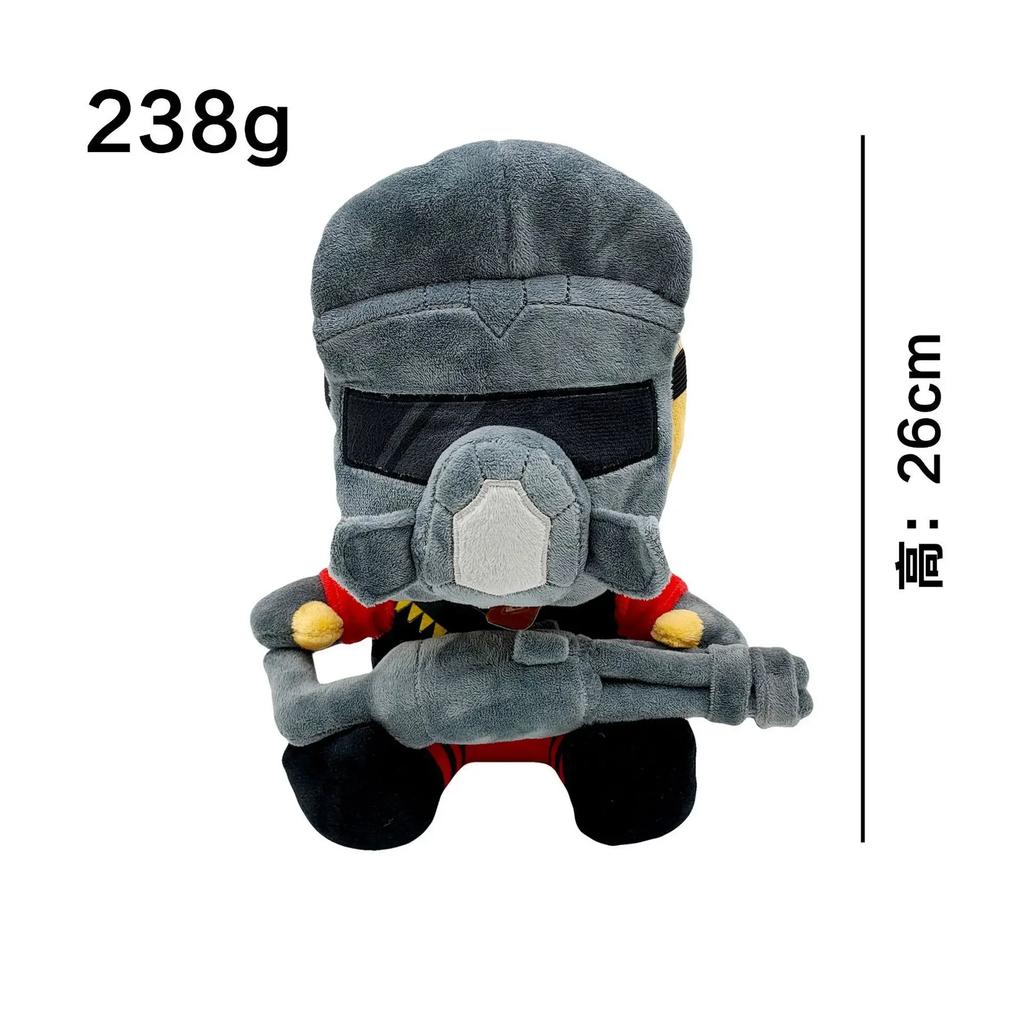 Paradoxum Commander Plush Toys DJ Booth Plushies Dolls Soft Stuffed Figure Cartoon Peluche Pillow Birthday Christmas Gifts