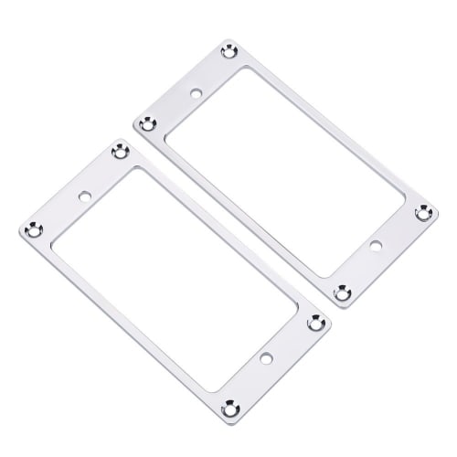 Set of 2 Pickup Frames, Guitar Pickup Rings, Easy to Use, Decorative, Metal, Stable, Deformation Resistant, Replacement Accessories for Musical Instru