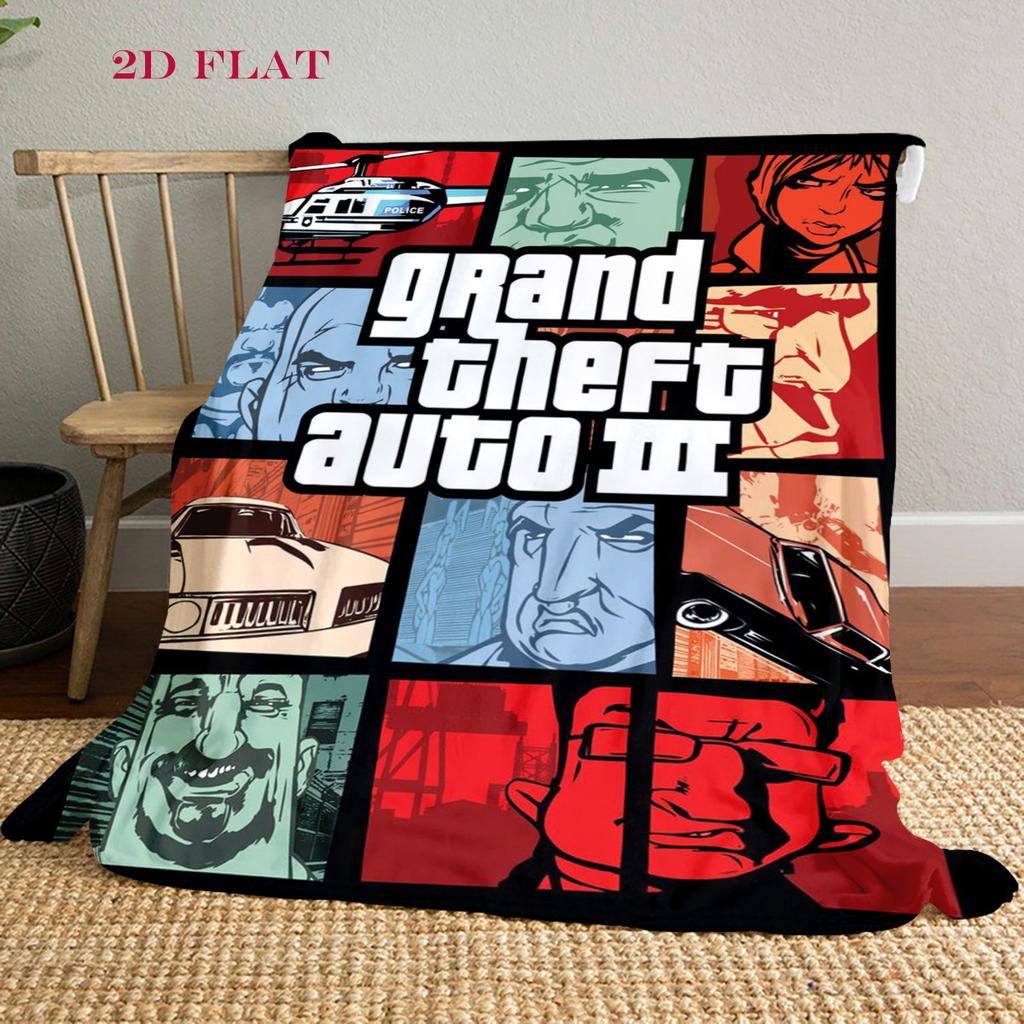 Grand Theft Auto V: Action & Adventure blanket blanket Home Decor Office rest blanket Outdoor plush blanket Air conditioning blanket