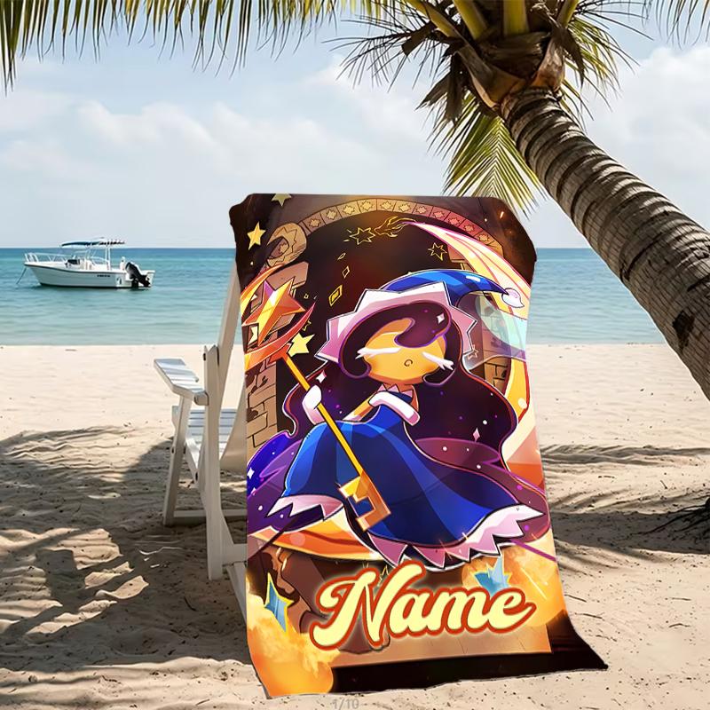 Customizable personalized beach towels Cookie Run Kingdom themed designs.Suitable for the beach, yoga, sports;ideal as beach accessories