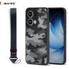 Противоударный чехол OPPO Reno 13 Military Grade Camo с ремешком