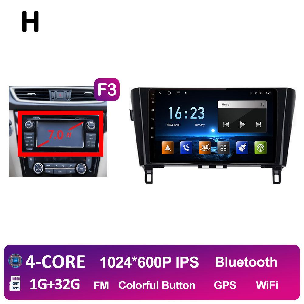 10,1-дюймовый Android 14 автомобильный видео для Nissan Qashqai J11 X-Trail 3 T32 2013 2014 2015 2016 2017 Радиоплеер DSP стерео автоинструменты