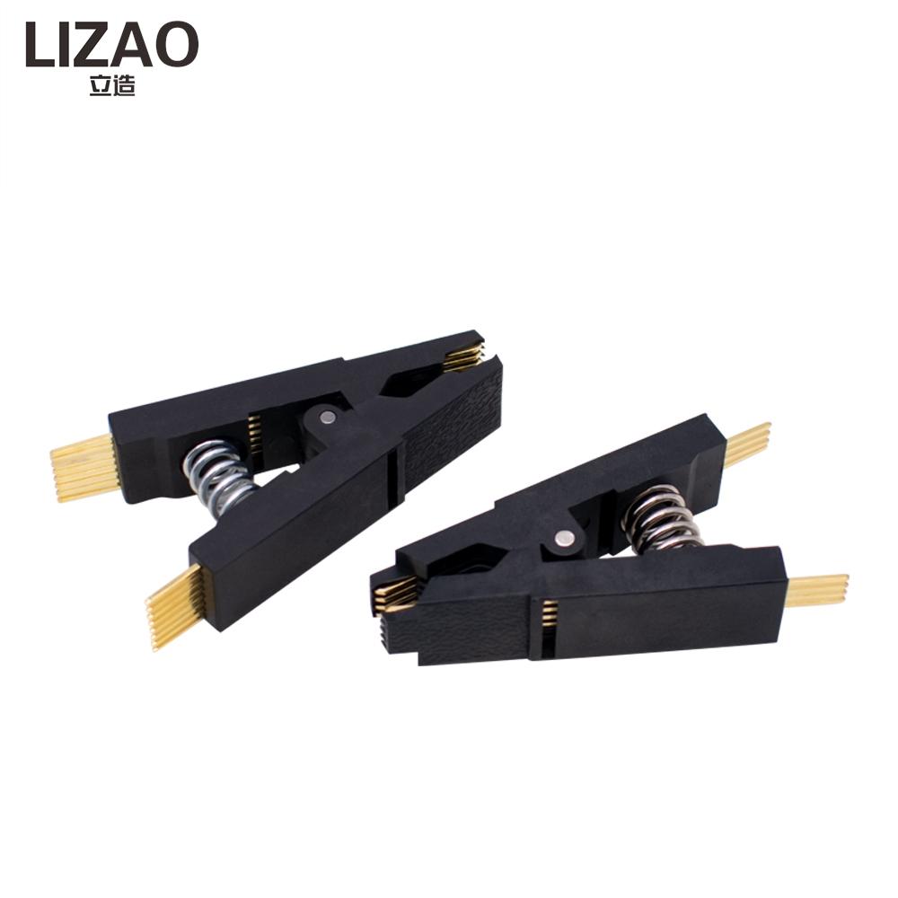 LIZAO 8/16-контактный универсальный тестовый зажим для микросхем SOP8 SOP16 SOIC8 SOIC16 DIP8 Зажим-программатор для использования в электронной лаборатории
