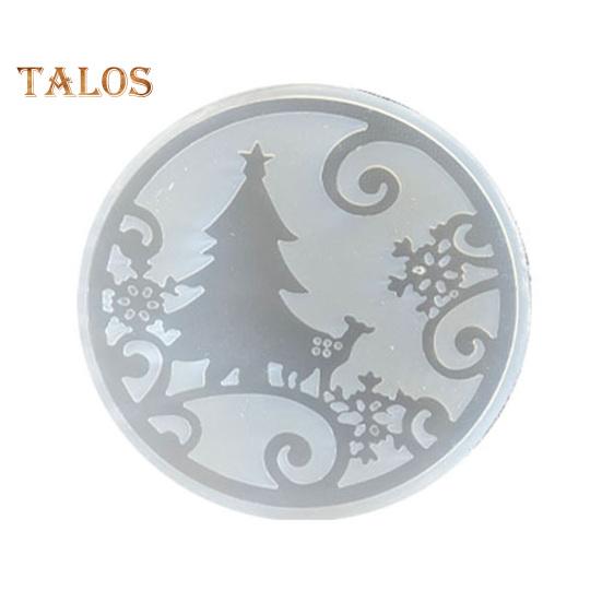 Форма для коврика для чашки, антипригарная декоративная форма, 9 стилей, полезная форма для коврика для чашки в форме рождественской елки на Рождество