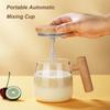 Кружка с самоперемешиванием 400 мл, электрическая кружка для перемешивания кофе, кружка со стеклянной внутренней колбой, водонепроницаемая автоматическая электрическая кружка для смешивания протеинового порошка